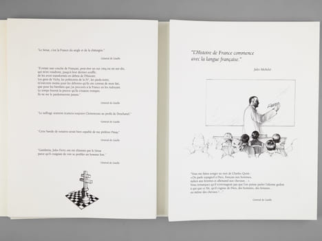 De Gaulle vous Regarde [ Un des 300 exemplaires numérotés avec les 32 planches à plat sous Portefeuille ] Caricatures et dessins originaux de Jacky ...