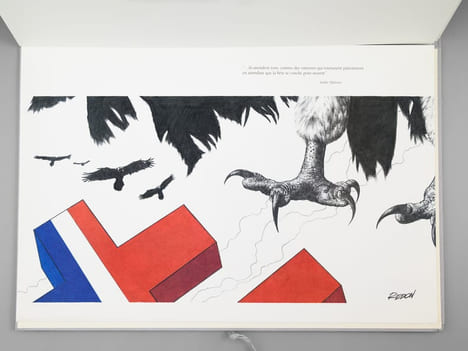 De Gaulle vous Regarde [ Un des 300 exemplaires numérotés avec les 32 planches à plat sous Portefeuille ] Caricatures et dessins originaux de Jacky ...