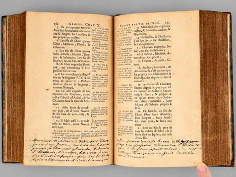 La Genèse traduite en françois avec l'Explication du sens littéral & du sens spirituel, tirée des Saints Pères & des Auteurs Ecclésiastiques. . ...