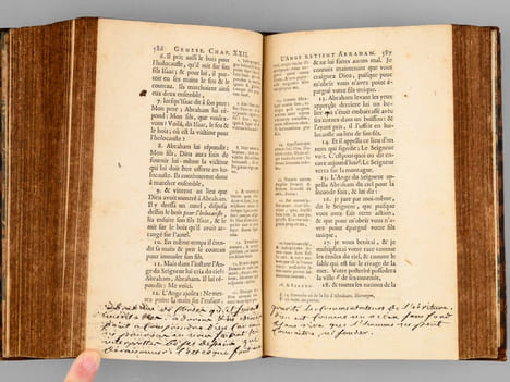 La Genèse traduite en françois avec l'Explication du sens littéral & du sens spirituel, tirée des Saints Pères & des Auteurs Ecclésiastiques. . ...