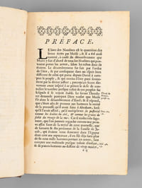 Les Nombres, traduits en françois avec l'Explication du sens littéral & du sens spirituel, tirée des Saints Pères & des Auteurs Ecclésiastiques [suivi de : ] Le Deutéronome, traduit en françois avec l'Explication du sens littéral & du sens spirituel, tirée des Saints Pères & des Auteurs Ecclésiastiques. 