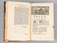 Josué, les Juges et Ruth, traduits en françois avec une Explication tirée des Saints Pères & des Auteurs Ecclésiastiques.