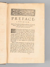 Proverbes de Salomon traduits en françois avec une Explication tirée des Saints Pères & des Auteurs Ecclésiastiques. 