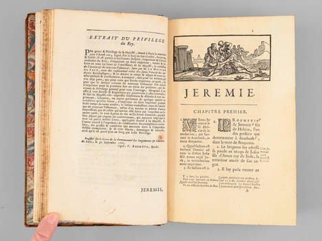 Jérémie traduit en françois avec une Explication tirée des Saints Pères & des Auteurs Ecclésiastiques [ Suivi de :] Baruch. Anonyme ; [ LEMAISTRE DE ...