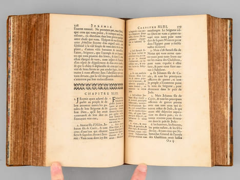 Jérémie traduit en françois avec une Explication tirée des Saints Pères & des Auteurs Ecclésiastiques [ Suivi de :] Baruch. Anonyme ; [ LEMAISTRE DE ...