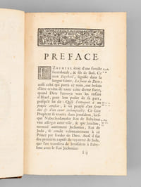 Ezechiel traduits en françois avec l'Explication du sens littéral & du sens spirituel, tirée des Saints Pères & des Auteurs Ecclésiastiques