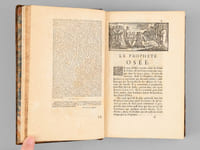 Les Douze Petits Prophètes, traduits en françois avec l'Explication du sens littéral & du sens spirituel, tirée des Saints Pères & des Auteurs Ecclésiastiques.
