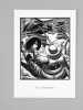 Lot de 16 cartes postales avec des illustrations d'Alban Caumont, tirées des ouvrages qu'il a illustrés aux éditions de l'Arbre Vengeur.. CAUMONT, ...