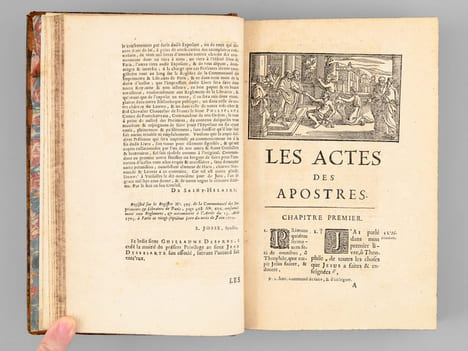 Les Actes des Apostres, traduits en françois avec une Explication tirée des Saints Pères & des Auteurs Ecclésiastiques [ Actes des Apôtres ]. Anonyme ...