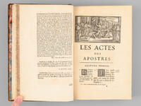 Les Actes des Apostres, traduits en françois avec une Explication tirée des Saints Pères & des Auteurs Ecclésiastiques [ Actes des Apôtres ]
