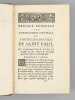 Epistres de Saint Paul (3 Tomes sur 4 ) Tome I : Epistre de Saint Paul aux Romains ; II : Epistres de Saint Paul aux Corinthiens ; III : Epistres de ...