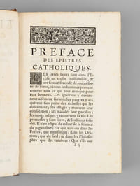 Epistres Catholiques traduites en françois avec une Explication tirée des Saints Pères & des Auteurs Ecclésiastiques. [ Epitres Catholiques ]
