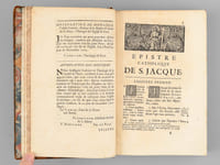 Epistres Catholiques traduites en françois avec une Explication tirée des Saints Pères & des Auteurs Ecclésiastiques. [ Epitres Catholiques ]