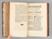 Epistres Catholiques traduites en françois avec une Explication tirée des Saints Pères & des Auteurs Ecclésiastiques. [ Epitres Catholiques ]