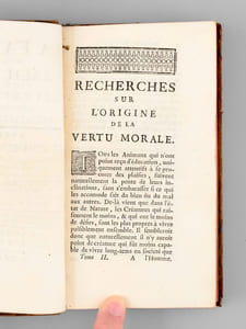 La Fable des Abeilles, ou les Fripons devenus Honnestes Gens (Tomes 2, 3, 4)