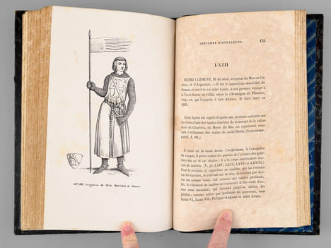 Costumes Historiques de la France (10 Tomes - Complet) D'après les Monuments les plus authentiques, Statues, Bas-reliefs, Tombeaux, Sceaux, Monnaies, ...