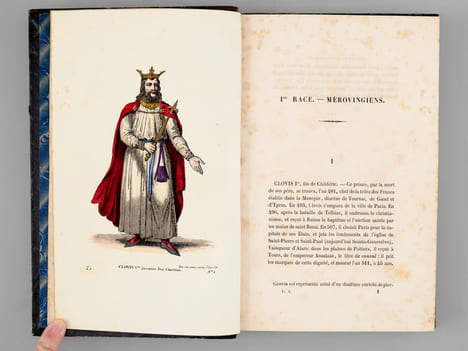 Costumes Historiques de la France (10 Tomes - Complet) D'après les Monuments les plus authentiques, Statues, Bas-reliefs, Tombeaux, Sceaux, Monnaies, ...