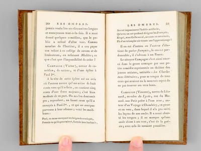 [ Recueil de 3 almanachs : ] Le Petit Almanach de nos Grands-Hommes 1788 [ Editioj originale ] [ Suivi de : ] Les Ombres ou Les Vivans qui sont Morts. Fantasmagorie littéraire. Almanach pour l'an X [ Edition originale ] [ Suivi de : ] Etrennes Logogriphes du Théâtre et du Parnasse : Avec la Clef pour en faciliter l'intelligence