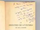 Les Origines de l'Univers et de l'Homme selon la Bible et les Sciences [ Edition orirginale , exemplaire signé par l'auteur ]. FREMONT, Abbé G.