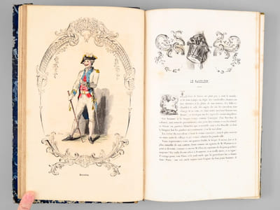 Autrefois ou Le Bon Vieux Temps. Types français du dix-huitième siècle. [ Avec les 40 gravures en couleurs ]