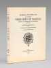 Journal de Captivité du Comte Pierre-Ernest de Mansfeld écrit au Donjon de Vincennes 1552-1554 [ Edition originale ]. MANSFELD, Pierre-Ernest de ; ...