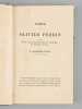 Galerie Bretonne ou Moeurs, Usages et Costumes des Bretons de l'Armorique [ Edition originale ]. PERRIN DU FINISTERE, Feu O. ; DUVAL, Alexandre ; ...