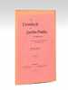 Le Cromlech du Jardin-Public de Bordeaux. Etude accompagnée de nouvelles considérations sur le Mégalithe de Lussac.. AUGEY, Edmond