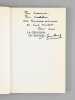 La création du monde. Comédie-ballet en cinq journée [ exemplaire signé par l'auteur ]. RUEFF, Jacques (1896-1978)