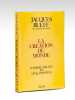 La création du monde. Comédie-ballet en cinq journée [ exemplaire signé par l'auteur ]. RUEFF, Jacques (1896-1978)
