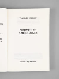 [ Lot de 4 livres de fiction dédicacés ] Nouvelles américaines ; Le professeur d'histoire ; Le montage ; Le bouclage