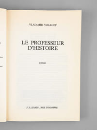 [ Lot de 4 livres de fiction dédicacés ] Nouvelles américaines ; Le professeur d'histoire ; Le montage ; Le bouclage