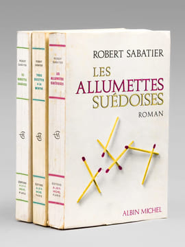 [ Série le roman d'Olivier, trois livres signés par l'auteur ] Les allumettes suédoises ; Trois sucettes à la menthe ; Les noisettes sauvages. ...