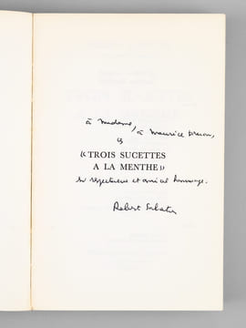 [ Série le roman d'Olivier, trois livres signés par l'auteur ] Les allumettes suédoises ; Trois sucettes à la menthe ; Les noisettes sauvages. ...