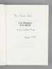 Les masques et le miroir. Po&egrave;mes [ livre sign&eacute; par l'auteur ]. SABATIER, Robert (1923-2012)