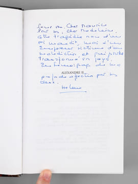 Alexandre II , le printemps de la Russie [ livre signé par l'auteur]. Carrère d'Encausse, Hélène (1929-2023)