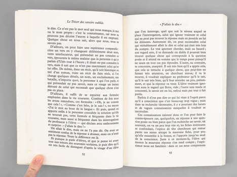 Le Trésor des savoirs oubliés [ Livre signé par l'auteur ]. de Romilly, Jacqueline (1913-2010)