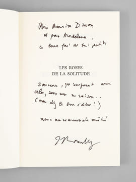 Les roses de la solitude [ Livre signé par l'auteur ]. de Romilly, Jacqueline (1913-2010)