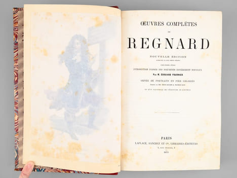 Oeuvres complètes de Regnard . REGNARD, Jean-François ; (FOURNIER, Edouard ; BAYARD, Emile , SAND, Maurice)