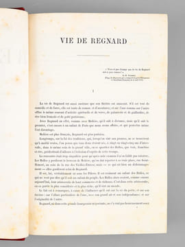 Oeuvres complètes de Regnard . REGNARD, Jean-François ; (FOURNIER, Edouard ; BAYARD, Emile , SAND, Maurice)