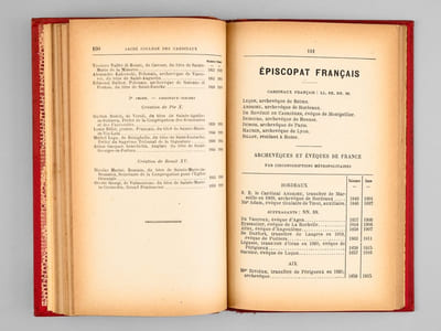 Ordo divini Officii Recitandi missaeque celebrandae, Ecclesiae Metropolitanae Totiusque Archidioecesis Burdigalensis, Juxta Ritum Breviarii et Missalis Romani ac proprii Burdigalensis Pro Anné Aerae Vulgaris MCMXXI ( 1921 ]