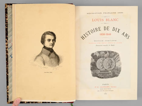 Histoire de Dix Ans 1830-1840 (2 Tomes - Complet) Révolution Française (1830). BLANC, Louis ; (DUNKI)
