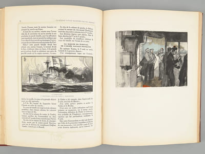 La Guerre Navale racontée par nos Amiraux (3 Tomes) Tome I : Les prodromes de la guerre. L'aventure du "Goeben" et du "Breslau" (du 2 août au 10 août 1914). Les opérations maritimes dans l'Océan, la Mer du Nord et les océans lointains ; Tome II : La Stratégie navale britannique. Le plan de guerre britannique (Amiral Ratyé) - Les Opérations en Méditerranée sous le Commandement du Vice-Amiral Boué de Lapeyrère 12 août 1914 - 14 octobre 1915 (Amiral Salaun) - L'expédition des Dardanelles (août 1914 - Janvier 1916) (Amiral Dumesnil) ; Tome III : La guerre sur les théatres d'opérations extérieurs (Amiral Docteur) - Intervention de l'Italie (Amiral Lacaze) - La Guerre Navale dans l'Adriatique (Amiral Frochot) - La Bataille du Jutland (Amiral Grasset) - Les Opérations en Méditerranée sous le commandement de l'Amiral Dartige du Fournet (octobre 1915 - décembre 1916) (Amiral Fatou) - Les Opérations en Méditerranée sous le commandement de l'Amiral Gauchet (Décembre 1916 - Novembre 1918) (Amiral Varney) - Les canonniers marins sur le front des armées (Amiral Jehenne) - Les fusiliers marins au Front des Flandres (Amiral Ronarc'h)