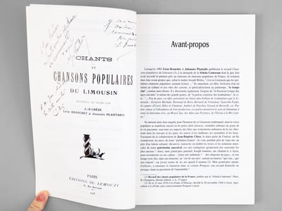 Chants et chansons populaires du Limousin. Tome I