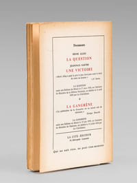 Les Disparus. Le Cahier Vert [ Edition originale ]