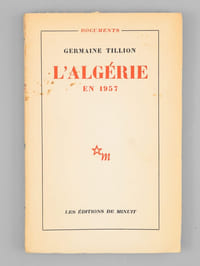 [ Lot de 5 ouvrages indépendantistes sur la Guerre d'Algérie ] Djamal Amrani : Le Témoin ; Germaine Tillion : L'Algérie en 1957 ; Henri Alleg : La Question ; Pierre Vidal-Naquet : L'Affaire Audin. Préface de Laurent Schwartz ; La Gangrène