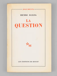 [ Lot de 5 ouvrages indépendantistes sur la Guerre d'Algérie ] Djamal Amrani : Le Témoin ; Germaine Tillion : L'Algérie en 1957 ; Henri Alleg : La Question ; Pierre Vidal-Naquet : L'Affaire Audin. Préface de Laurent Schwartz ; La Gangrène
