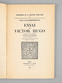 Essai sur Victor Hugo