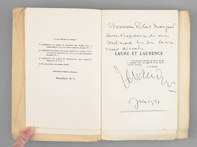 Laure et Laurence [ Edition originale - Livre dédicacé par l'auteur ]