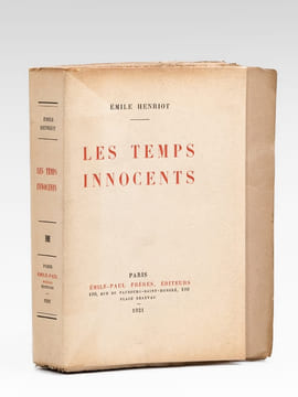 Les Temps Innocents [ Edition originale - Livre dédicacé par l'auteur ]. HENRIOT, Emile
