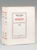 Mémoires (2 Tomes - Complet) [ Edition originale ] Tome I : Les Années d'Apprentissage ; Tome II : Les Années de Travail. MAUROIS, André